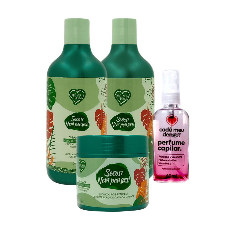 Kit Secos? Nem Pensar! 500ml + Perfume Capilar 60ml